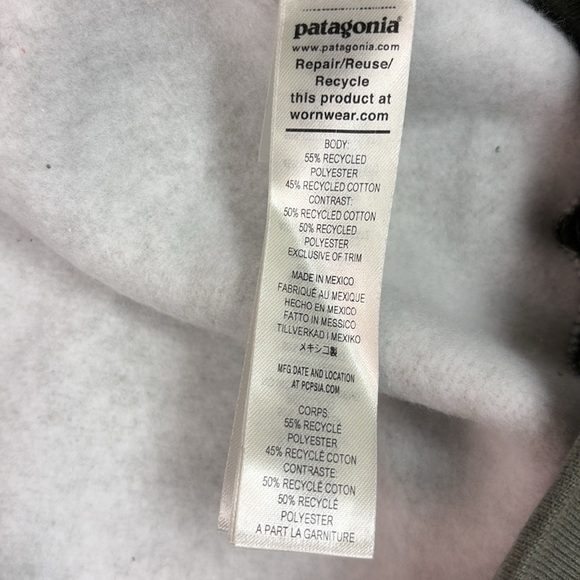 NWT Patagonia Unisex Ridge Rise Moonlight Uprisal Hoodie -Sleet Green W/XXL M/XL - Picture 6 of 9